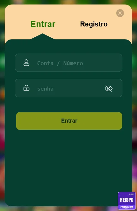 reispg - login premium - Entrar na Conta